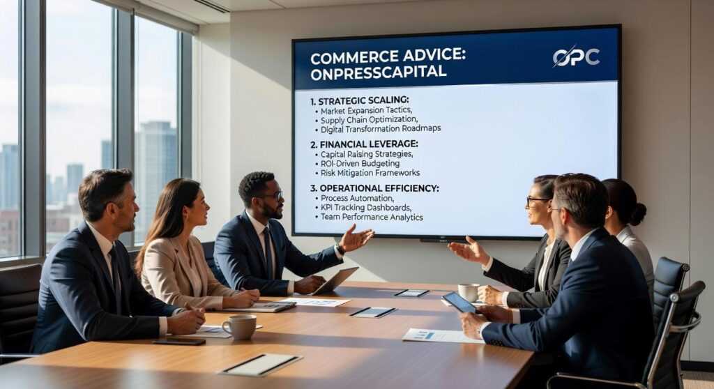 commerce advice onpresscapital