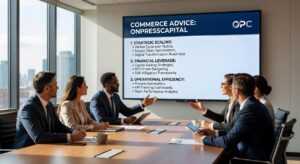 commerce advice onpresscapital